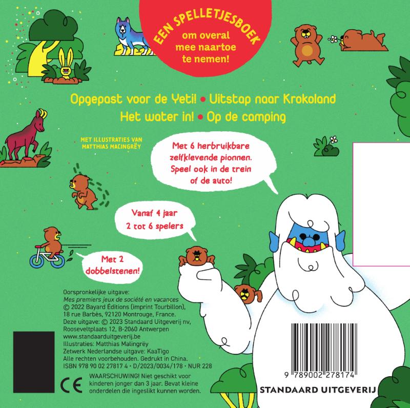 Achterkant van Mijn eerste spelletjes voor onderweg