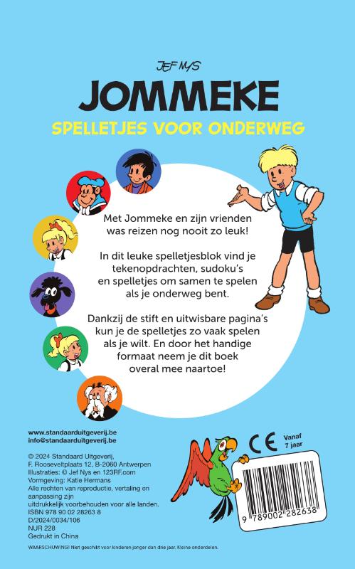 Achterkant van Spelletjes voor onderweg
