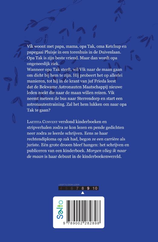 Achterkant van Morgen vlieg ik naar de maan