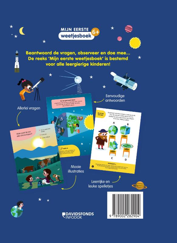 Achterkant van Mijn eerste weetjesboek: De ruimte