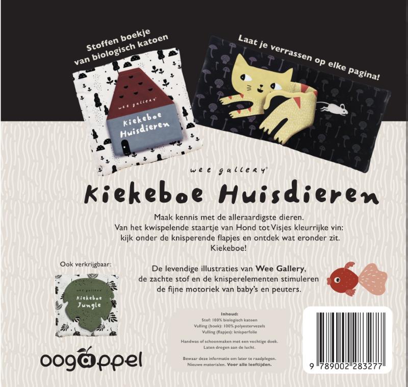 Achterkant van Wee Gallery Kiekeboe Huisdieren