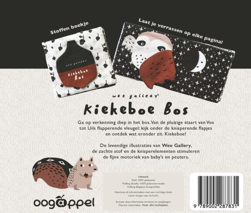 Achterkant van Kiekeboe Bos