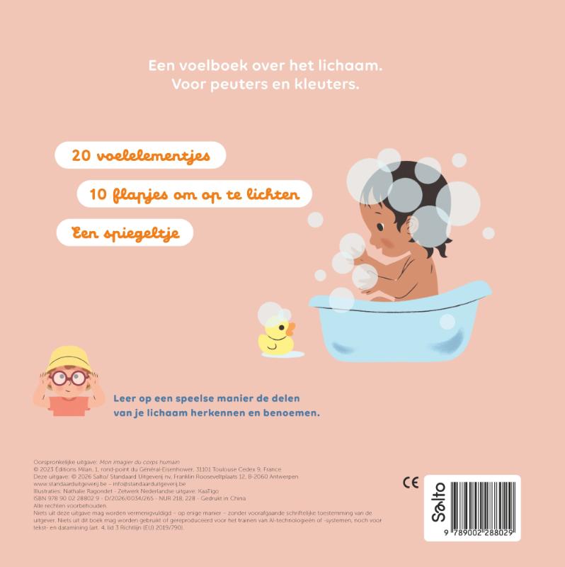Achterkant van Mijn eerste voelboek over het lichaam