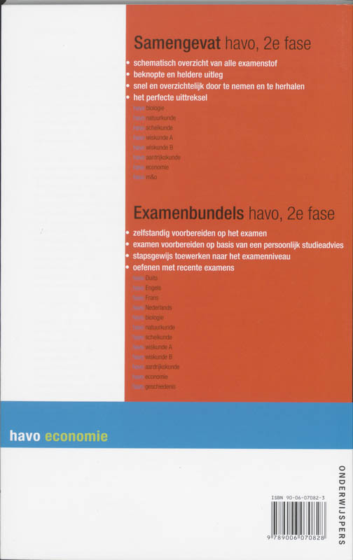 Achterkant van Economie