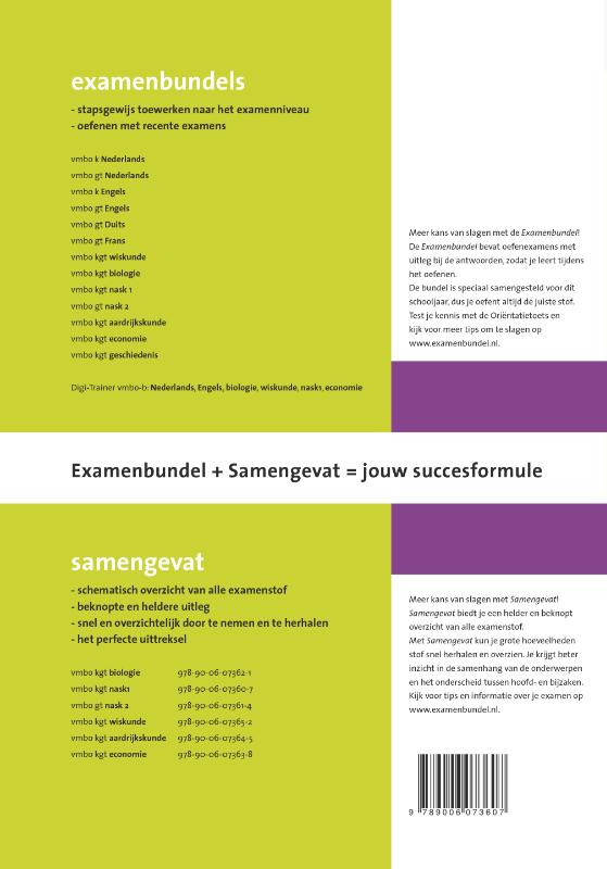 Achterkant van Vmbo-Kgt