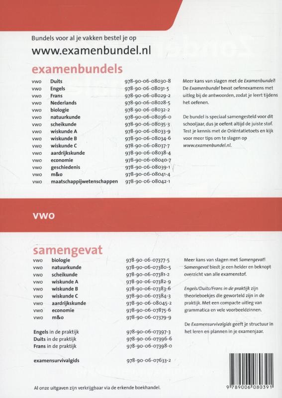 Achterkant van 2013/2014 vwo Geschiedenis