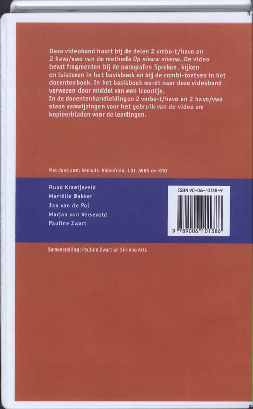 Achterkant van 2 Vmbo-t/havo en havo/vwo