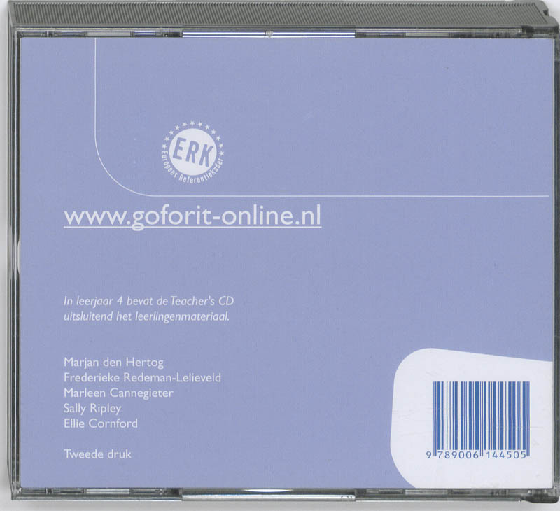 Achterkant van Teacher's CD