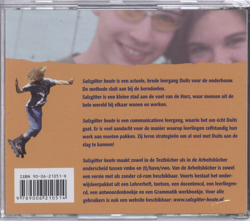 Achterkant van Salzgitter Heute 1 vmbo docenten Audio cd