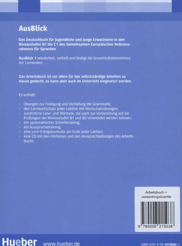 Achterkant van Arbeitsbuch