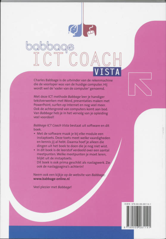 Achterkant van Babbage ICT-Coach Vista