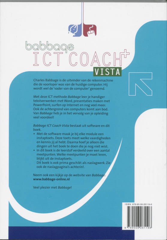 Achterkant van Babbage ICT-Coach Plus Vista