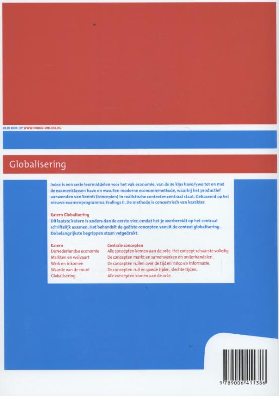 Achterkant van Vwo Globalisering