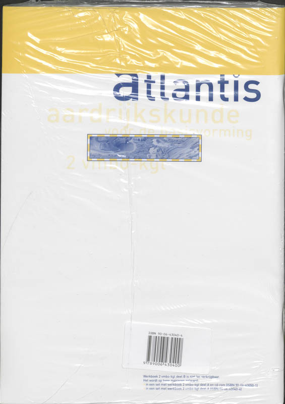 Achterkant van Werkboek A+B