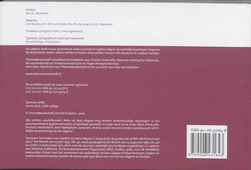 Achterkant van Werkblok