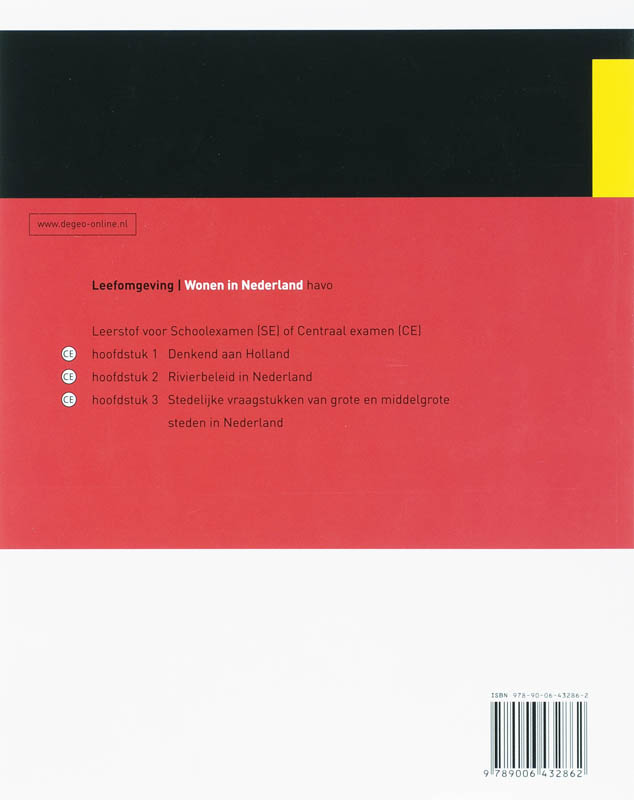 Achterkant van Leer en opdrachtenboek
