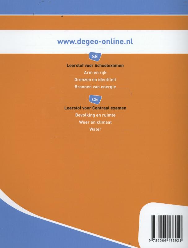 Achterkant van Lesboek 3/4 vmbo-kgt CE