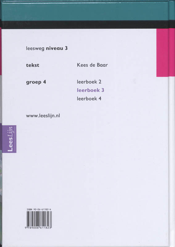 Achterkant van Leerboek