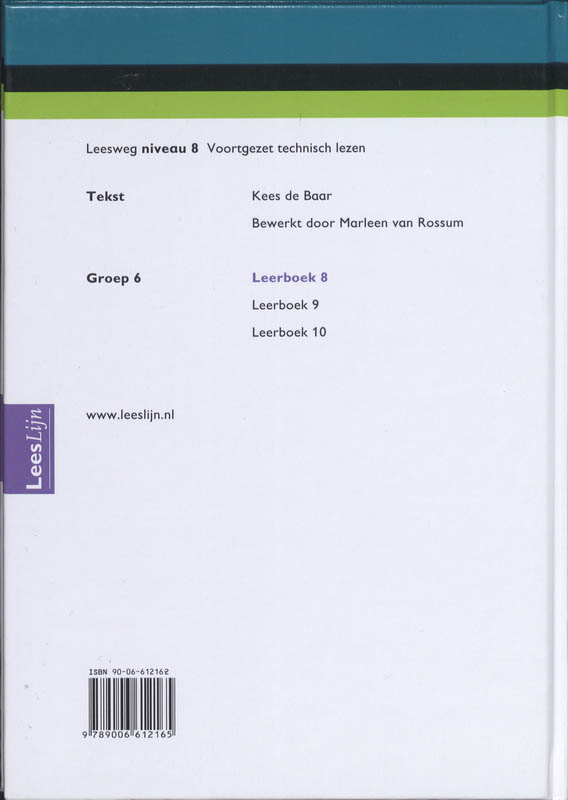 Achterkant van Leerboek
