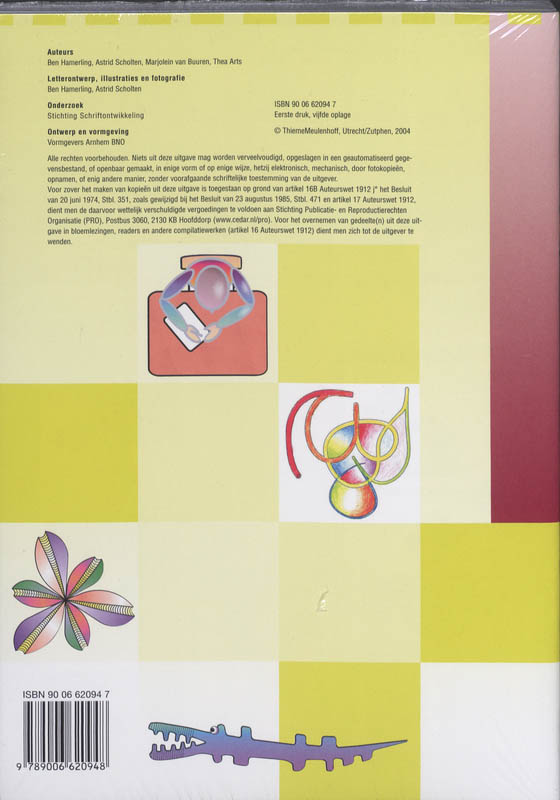 Achterkant van Schrift Schrijfvoorwaarden 3 (set 5 ex)