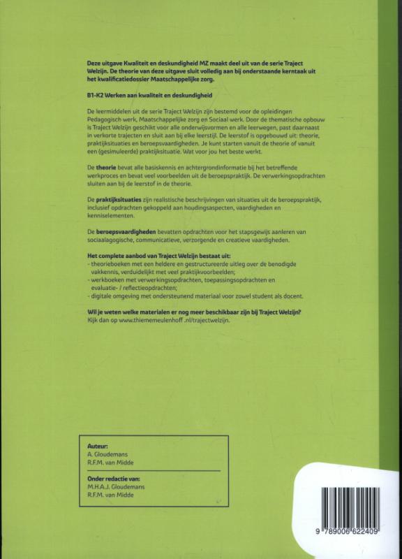 Achterkant van Werkboek