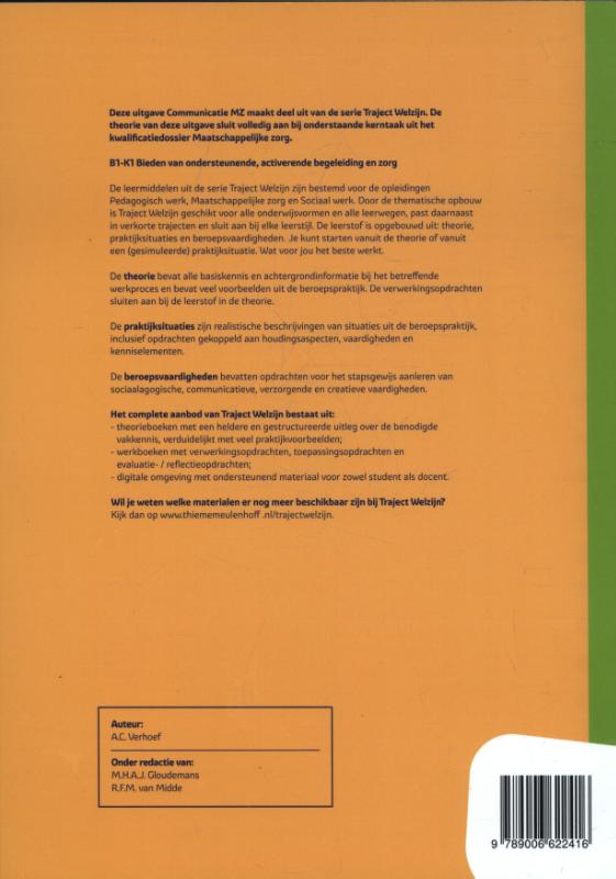 Achterkant van werkboek