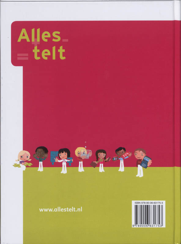Achterkant van Alles telt-2e dr Leerlingenboek 3B