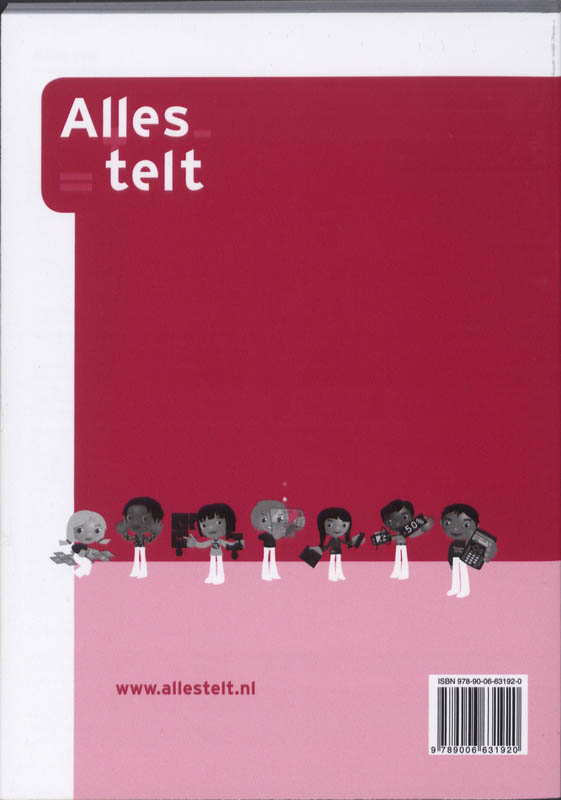 Achterkant van Alles telt-2e dr Antwbk 3B Leerlbk+Werkschr