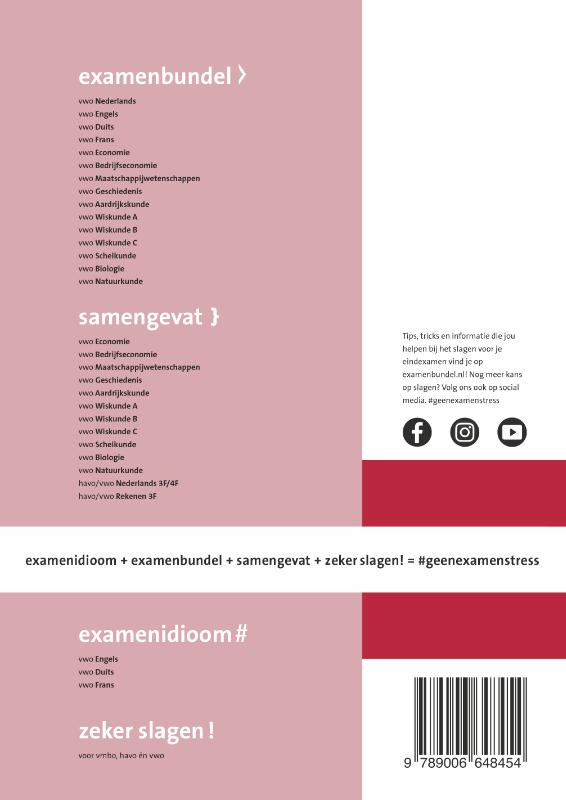 Achterkant van vwo Natuurkunde 2023/2024