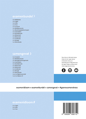 Achterkant van havo Duits 2019/2020
