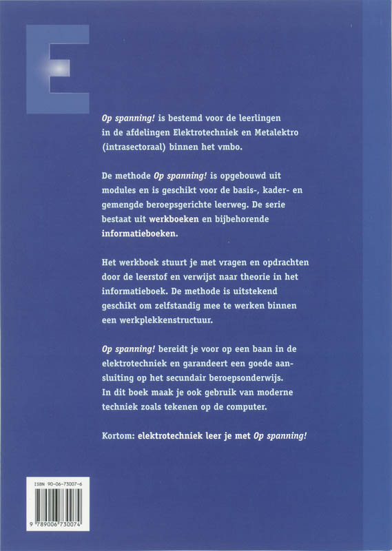 Achterkant van Informatieboek