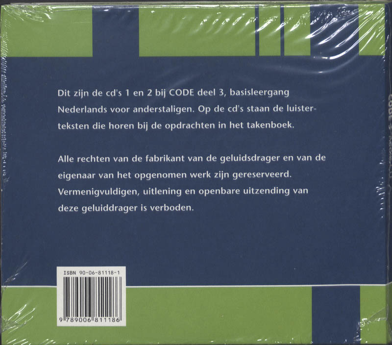 Achterkant van Audio-cd