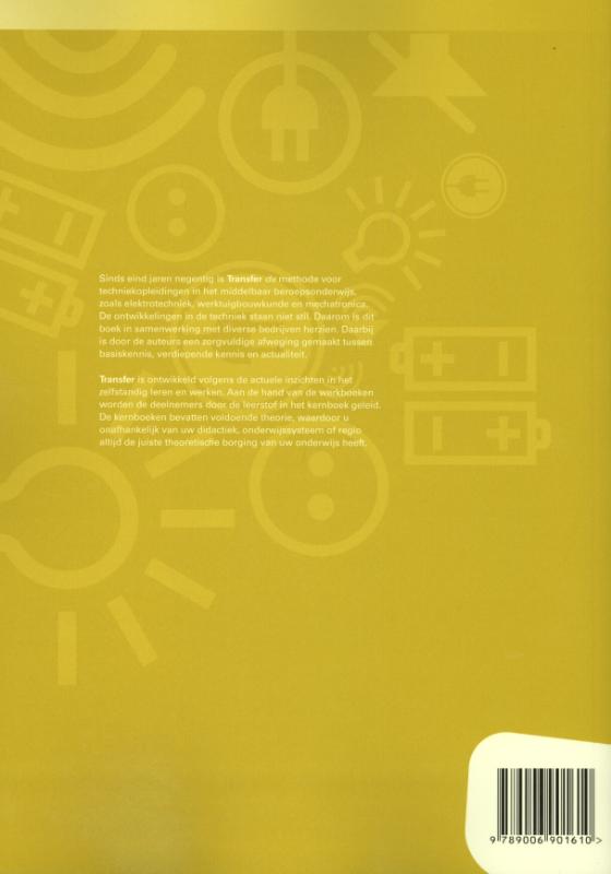 Achterkant van Tr@nsfer-e Elektrotechniek 3MK Leerwerkboek