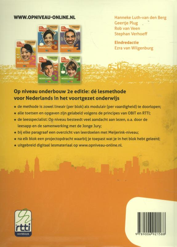 Achterkant van Leeropdrachtenboek