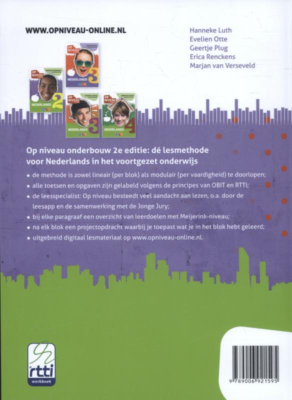 Achterkant van Leeropdrachtenboek