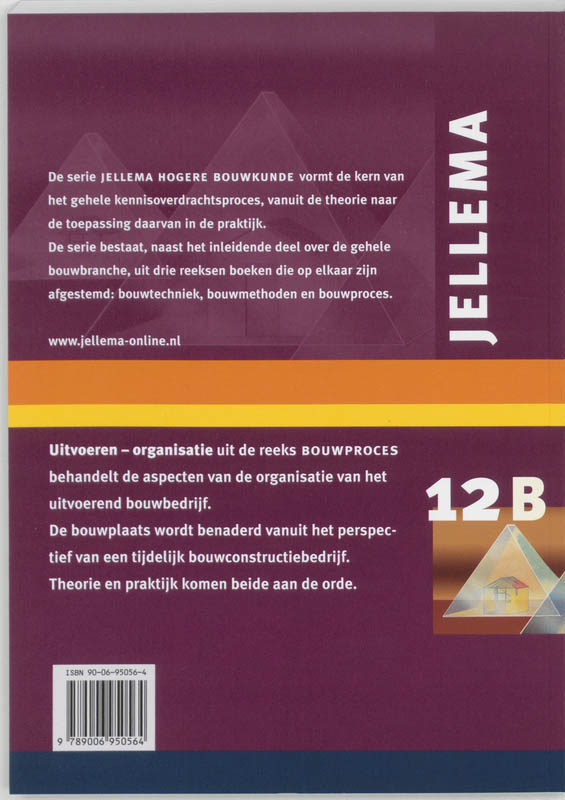 Achterkant van 12B Uitvoeren organisatie