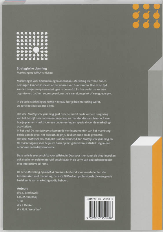 Achterkant van Leerboek