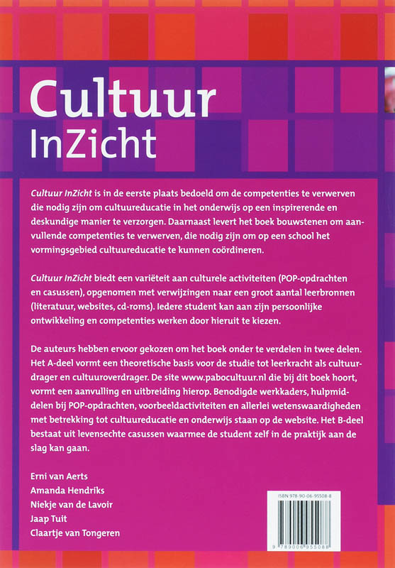 Achterkant van Cultuur InZicht