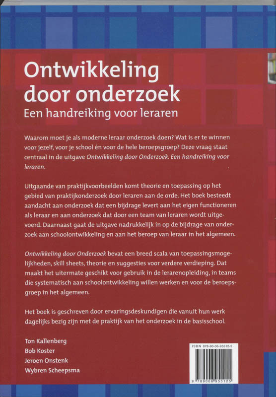 Achterkant van Ontwikkeling door onderzoek