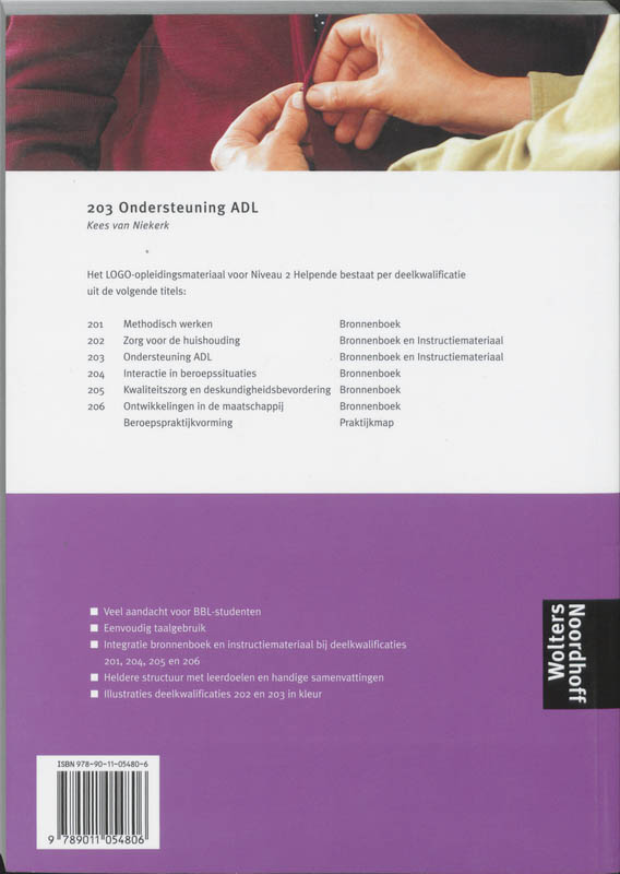 Achterkant van Bronnenboek