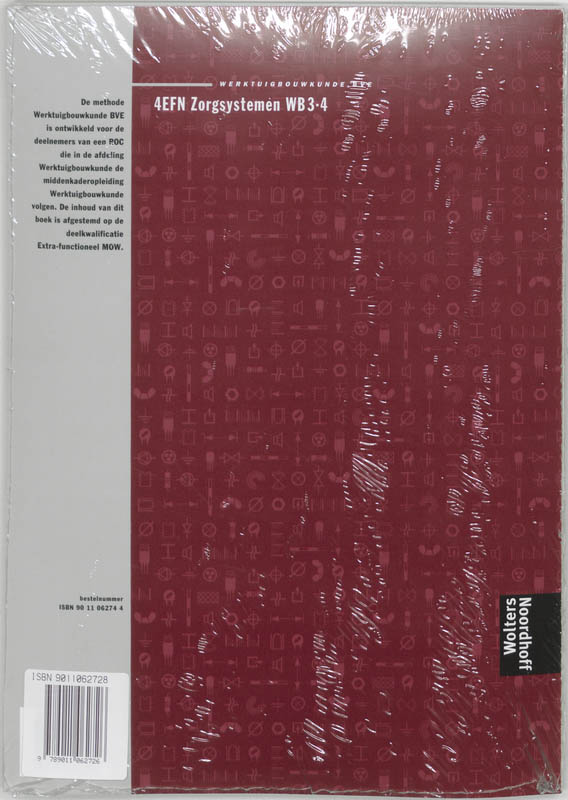 Achterkant van Werk-en theorieboek