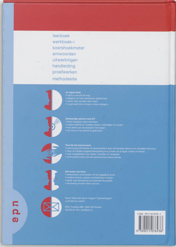 Achterkant van Leerboek