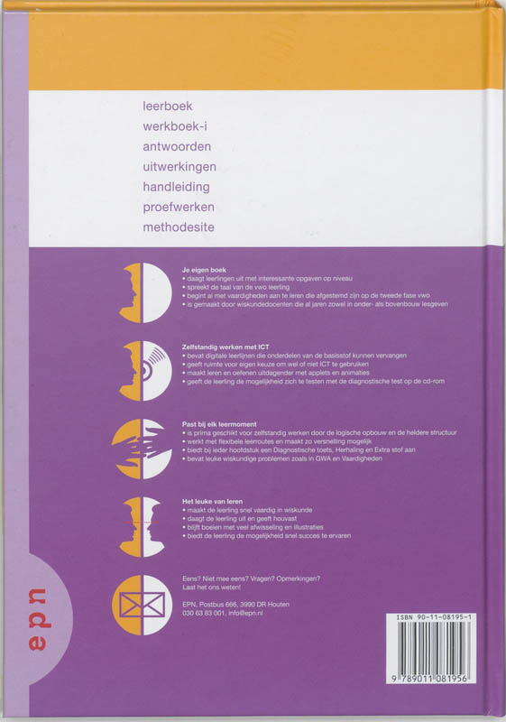 Achterkant van Leerboek