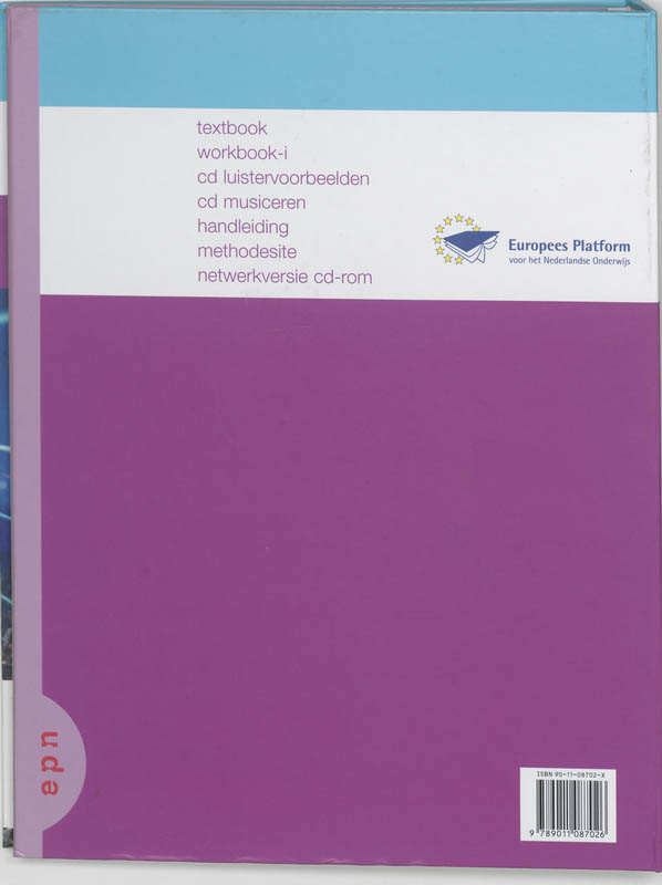 Achterkant van Leerlingeboek