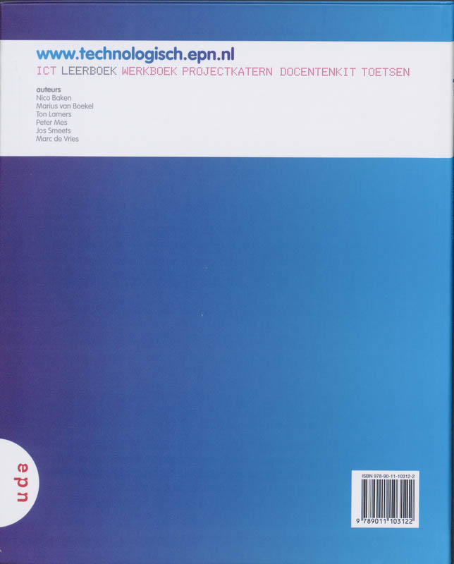 Achterkant van 2 havo/vwo