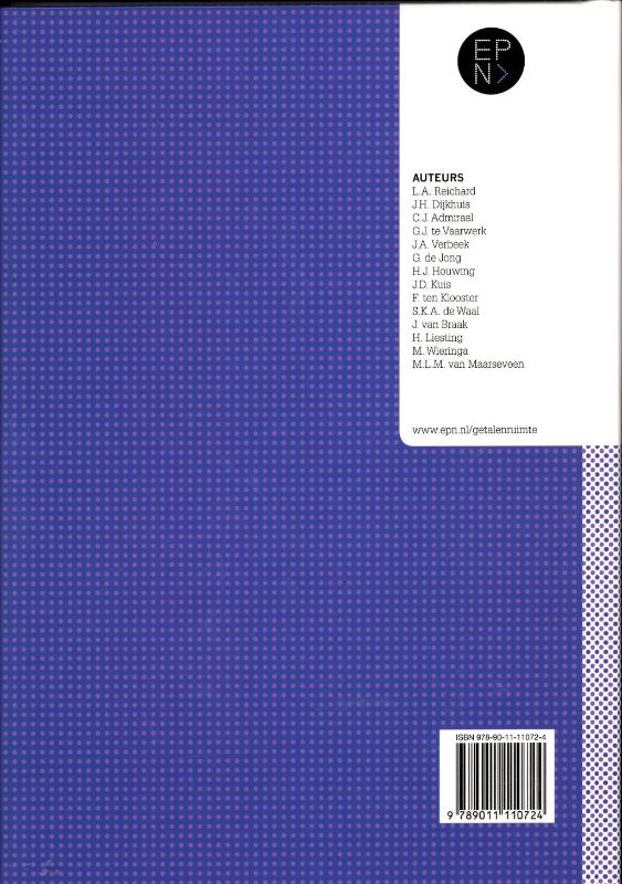 Achterkant van Leerboek