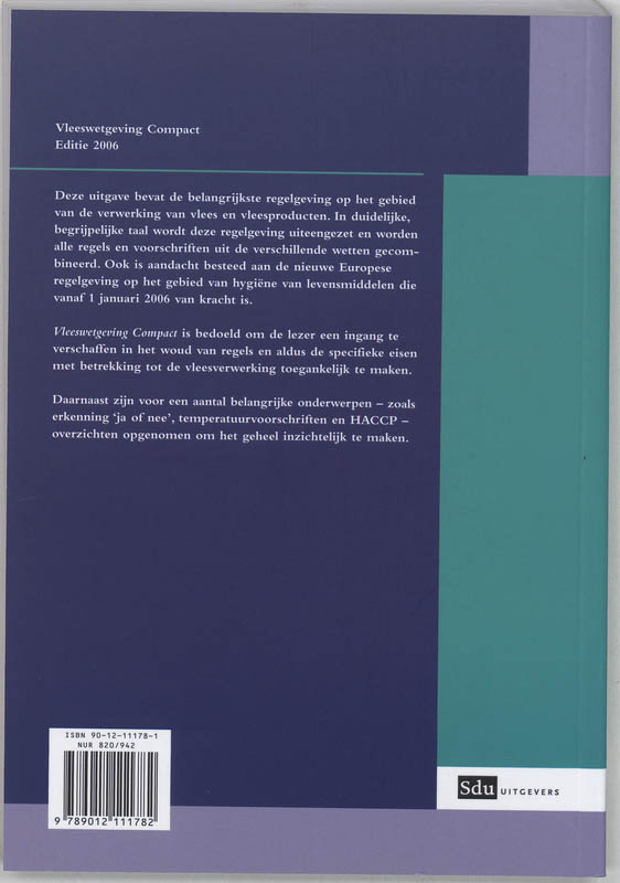 Achterkant van 2006