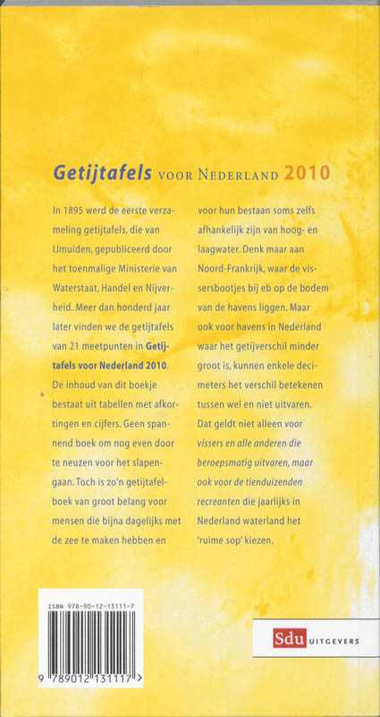 Achterkant van 2010