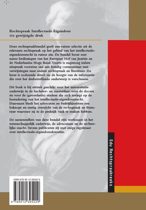 Achterkant van Rechtspraak intellectuele eigendom