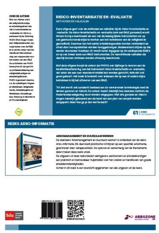 Achterkant van Risico-inventarisatie en -evaluatie